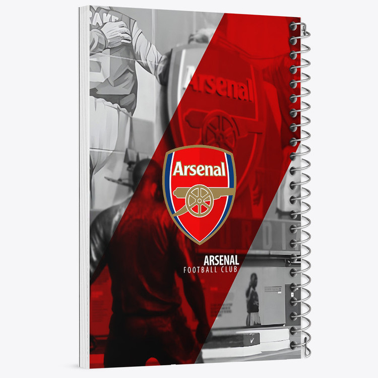 دفتر مشق 100 برگ خندالو طرح آرسنال (Arsenal) کد F6899