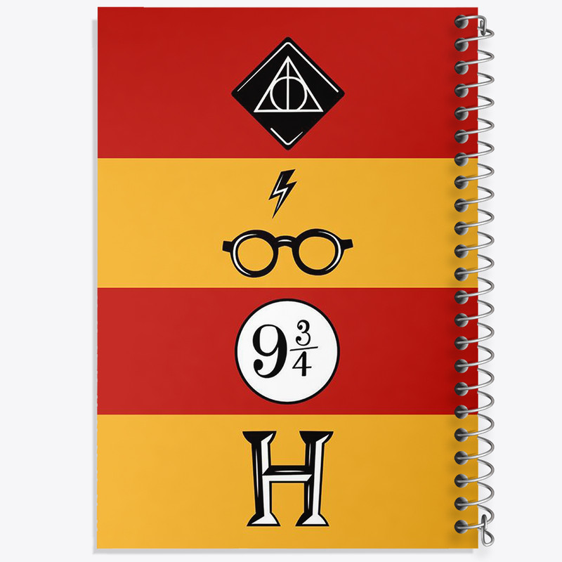 دفتر مشق 100 برگ خندالو طرح هری پاتر (Harry Potter) کد N2101