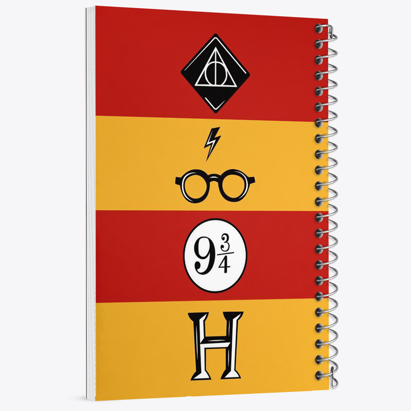 دفتر مشق 100 برگ خندالو طرح هری پاتر (Harry Potter) کد N2101