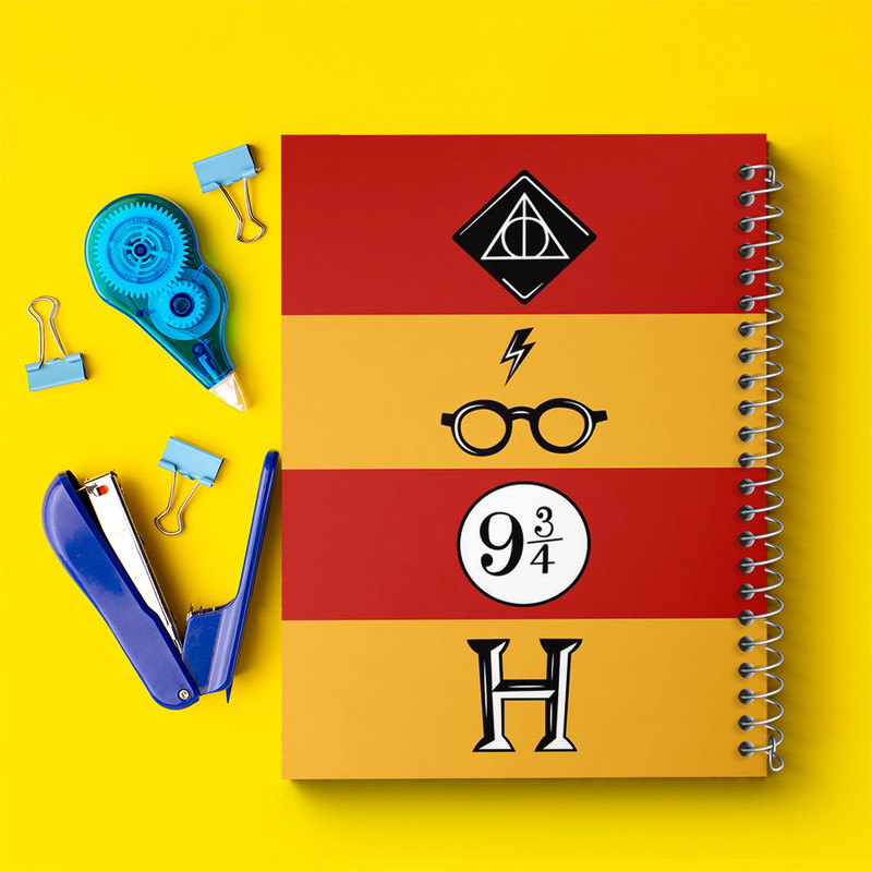 دفتر مشق 100 برگ خندالو طرح هری پاتر (Harry Potter) کد N2101