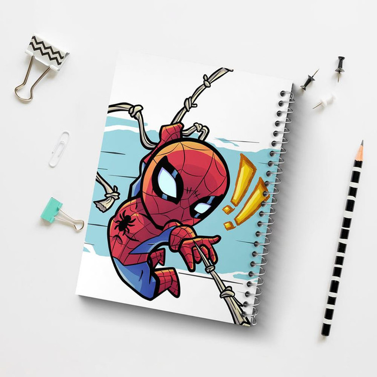 دفتر مشق 100 برگ خندالو طرح مرد عنکبوتی Spider Man کد 13185