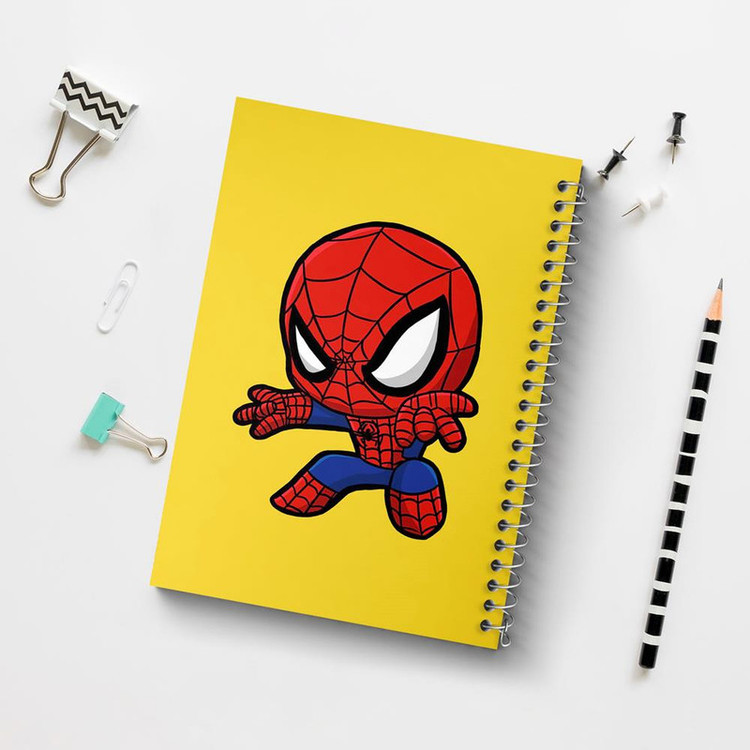 دفتر مشق 100 برگ خندالو طرح مرد عنکبوتی Spider Man کد 13169