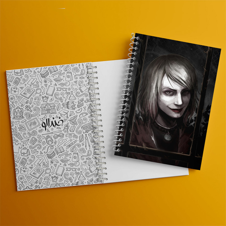 دفتر مشق 100 برگ خندالو طرح بازی سایلنت هیل (Silent Hill) کد 34486