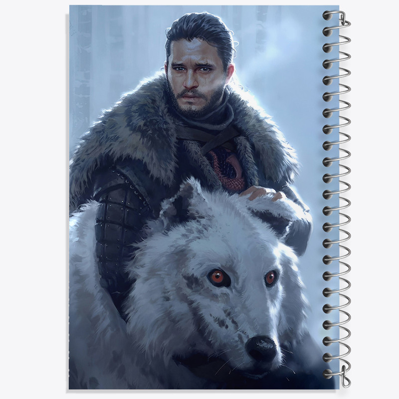 دفتر مشق 100 برگ خندالو طرح بازی تاج و تخت (Game Of Thrones) کد F10155