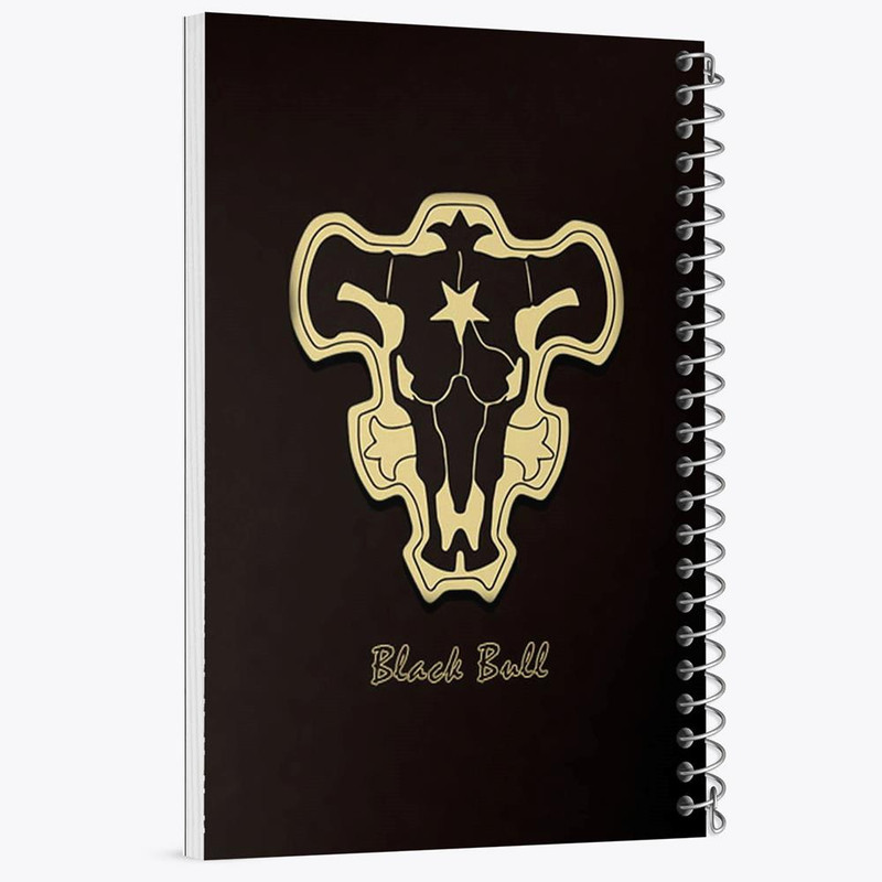 دفتر مشق 100 برگ خندالو طرح گروه گاو های سیاه انیمه بلک کلاور Black Clover کد 11709