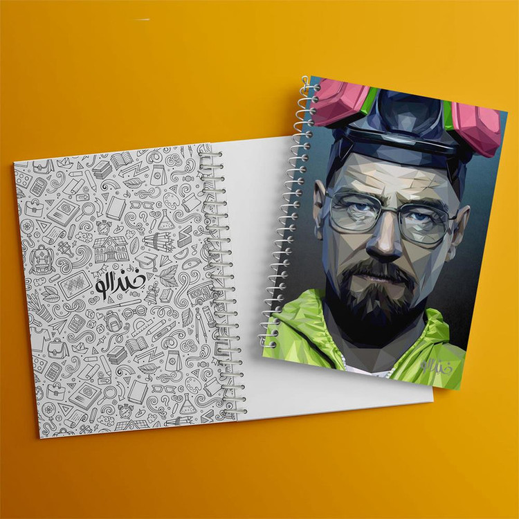 دفتر مشق 100 برگ خندالو طرح سریال بریکینگ بد Breaking Bad کد 3168