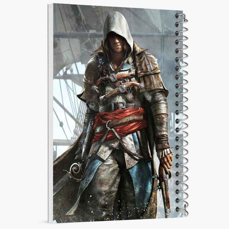 دفتر مشق 100 برگ خندالو طرح بازی اساسینز کرید Assassins Creed کد 27911