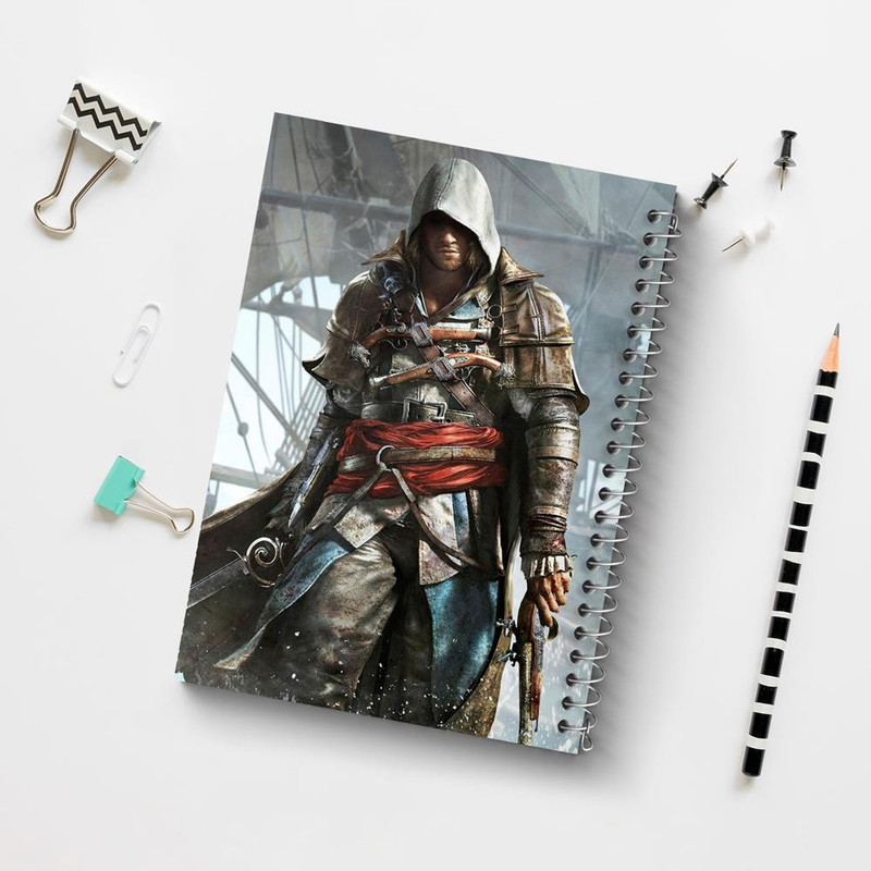 دفتر مشق 100 برگ خندالو طرح بازی اساسینز کرید Assassins Creed کد 27911