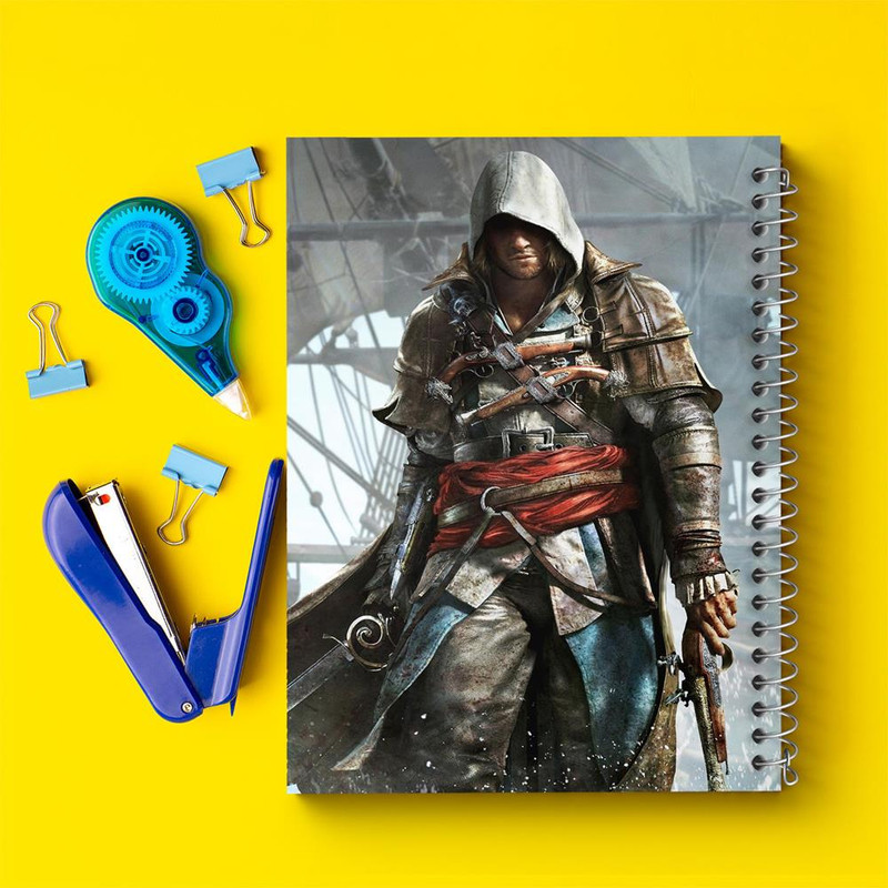 دفتر مشق 100 برگ خندالو طرح بازی اساسینز کرید Assassins Creed کد 27911