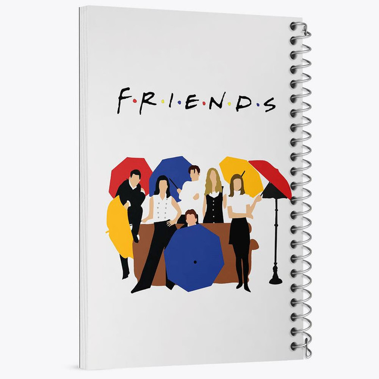 دفتر مشق 100 برگ خندالو طرح سریال فرندز Friends کد 3142