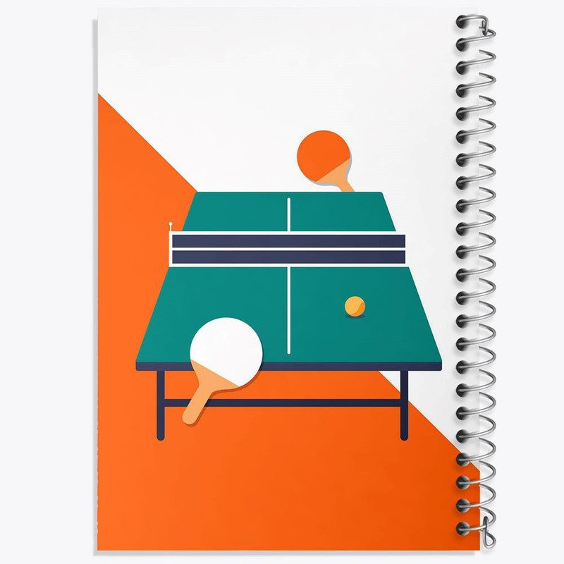 دفتر مشق 100 برگ خندالو طرح پینگ پنگ Ping Pong کد 27990