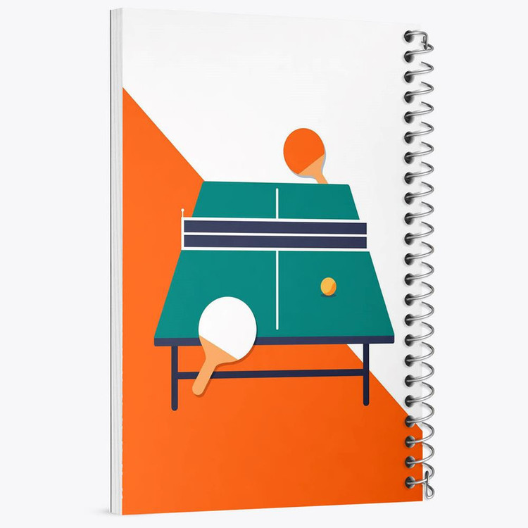 دفتر مشق 100 برگ خندالو طرح پینگ پنگ Ping Pong کد 27990