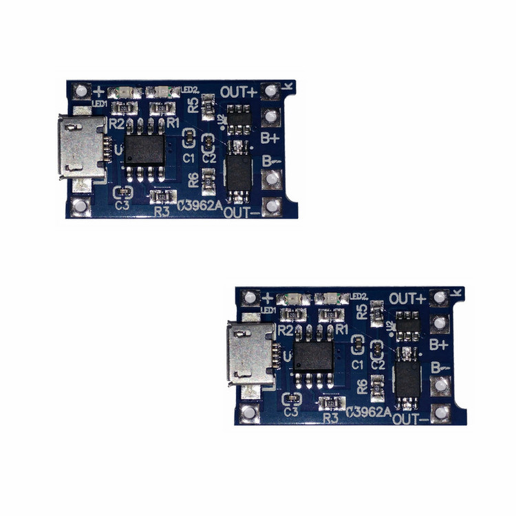 ماژول شارژر باتری مدل TP- 4056 Micro USB بسته 2 عددی