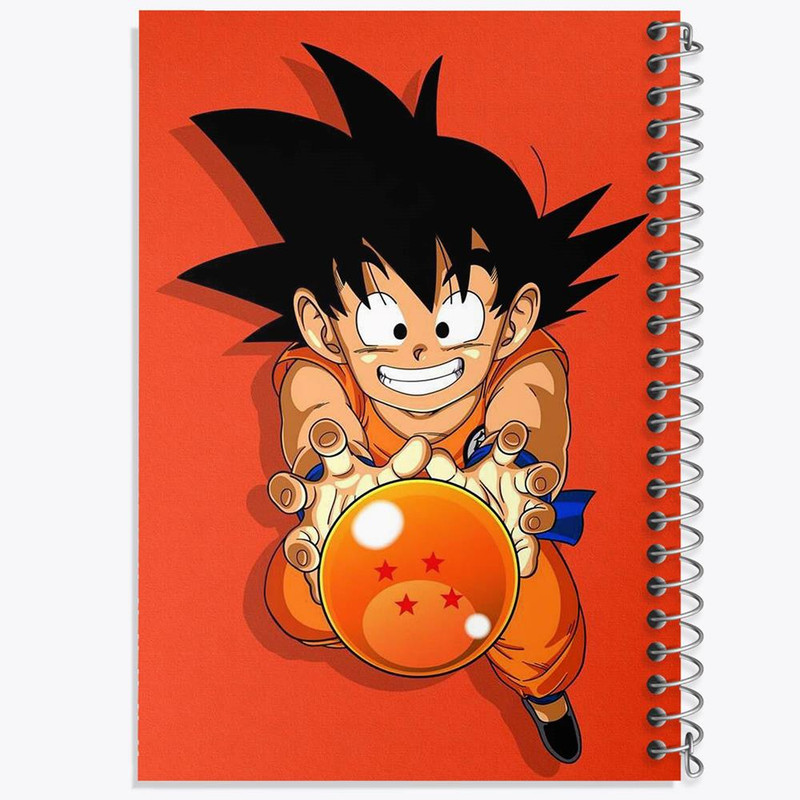 دفتر مشق 100 برگ خندالو طرح گوهان انیمه دراگون بال Dragon Ball کد 4942