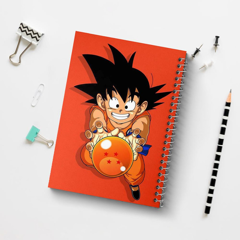دفتر مشق 100 برگ خندالو طرح گوهان انیمه دراگون بال Dragon Ball کد 4942
