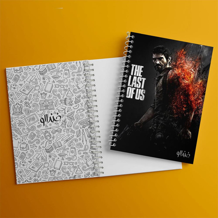 دفتر مشق 100 برگ خندالو طرح بازی د لست آف آس The Last Of Us کد 30109