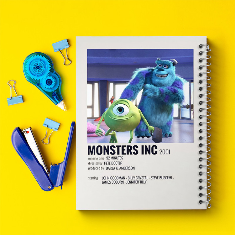 دفتر مشق 100 برگ خندالو طرح کارخانه هیولا ها (Monsters, Inc) کد F13263