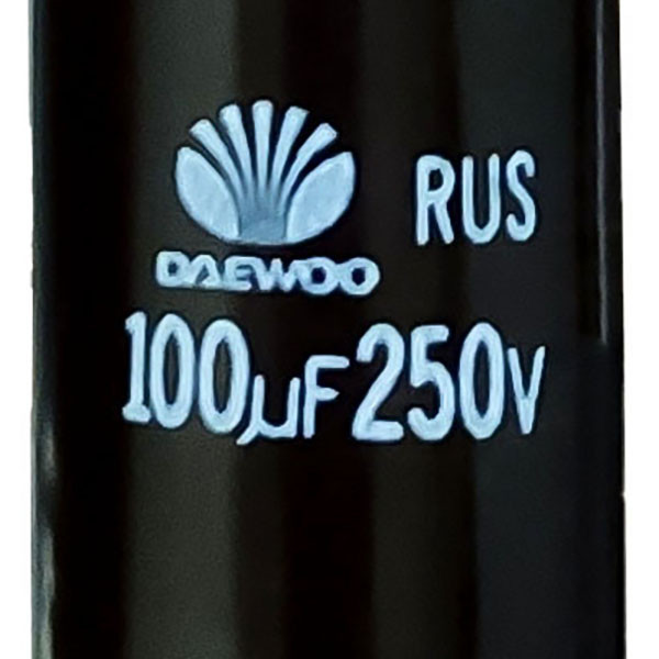 خازن 100 میکروفاراد 250 ولت دوو مدل SK-100250