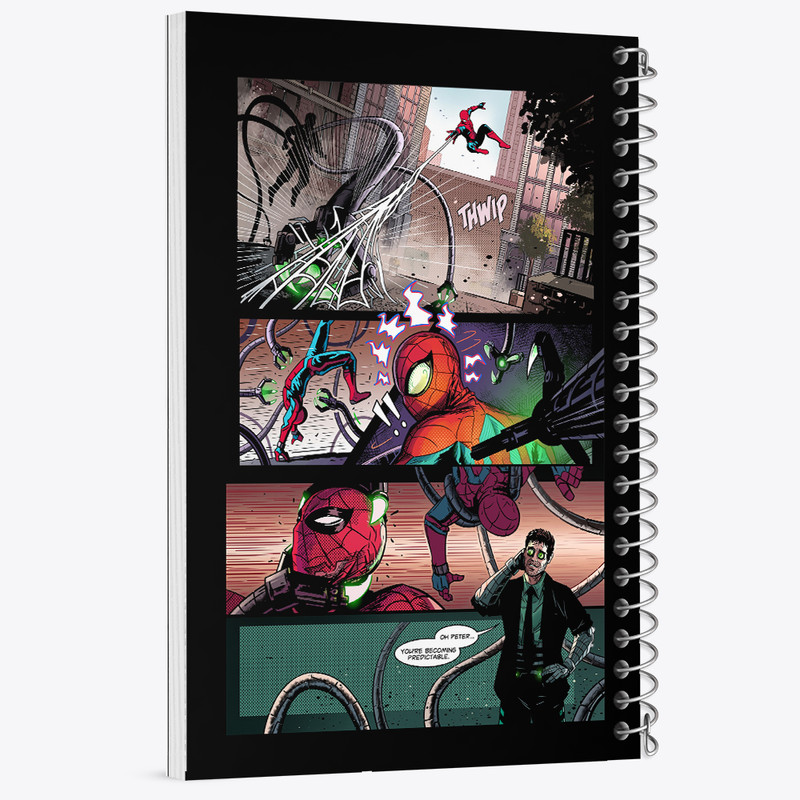 دفتر مشق 100 برگ خندالو طرح مرد عنکبوتی (Spider Man) کد N4253