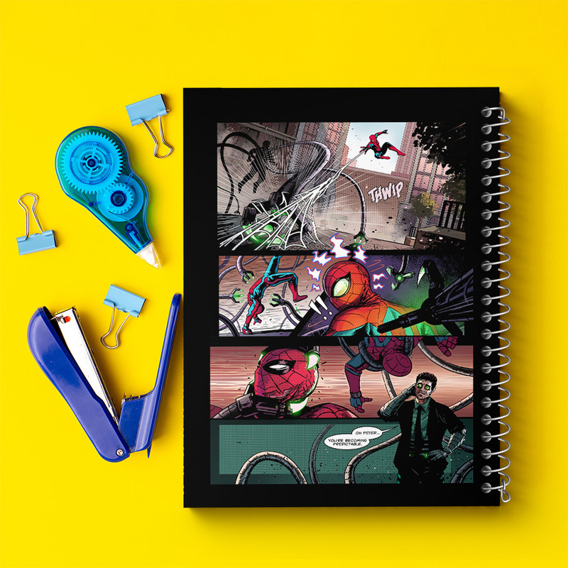 دفتر مشق 100 برگ خندالو طرح مرد عنکبوتی (Spider Man) کد N4253