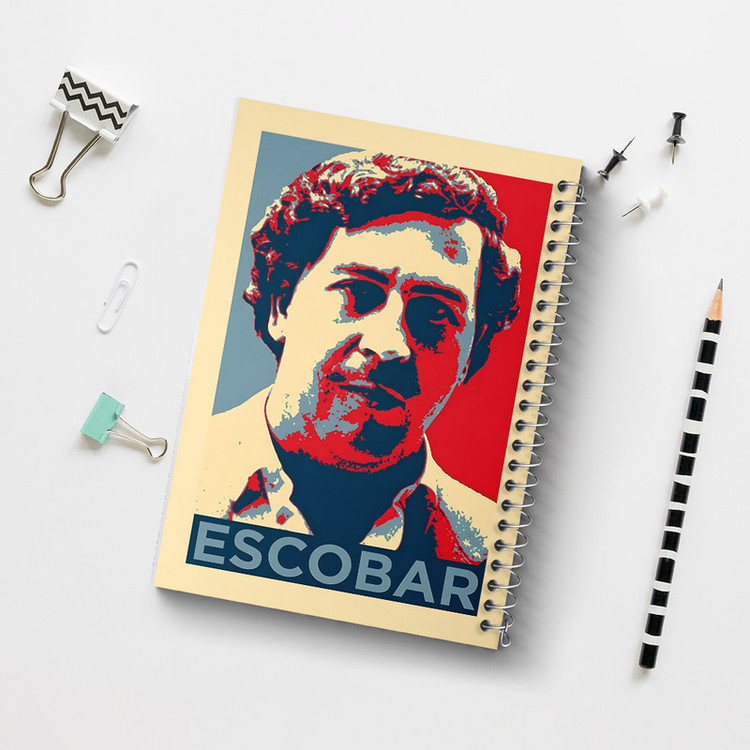 دفتر مشق 100 برگ خندالو طرح پابلو اسکوبار (Escobar) کد F6481