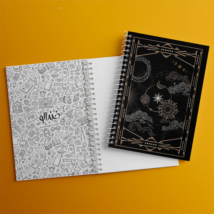 دفتر مشق 100 برگ خندالو طرح Aesthetic کد N2411