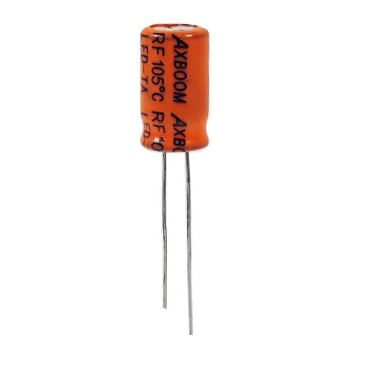 خازن الکترولیت 470 میکروفاراد 16ولت آکسبوم مدل TEC-47116 بسته 4 عددی