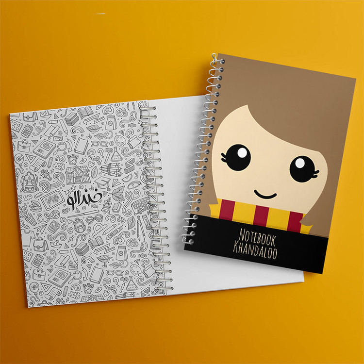 دفتر مشق 100 برگ خندالو طرح هرماینی هری پاتر (Harry Potter) کد N7215