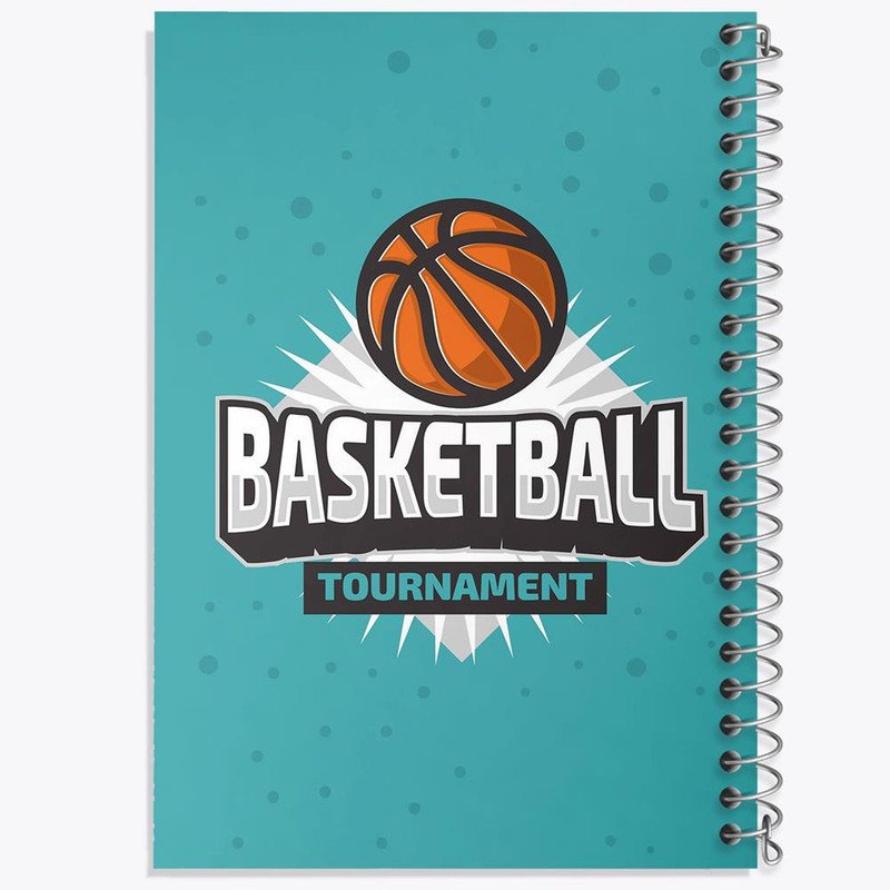 دفتر مشق 100 برگ خندالو طرح بسکتبال Basketball کد 26464