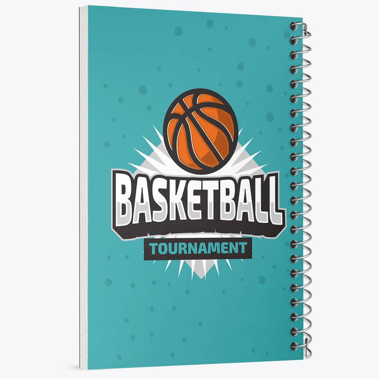 دفتر مشق 100 برگ خندالو طرح بسکتبال Basketball کد 26464