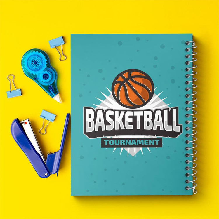 دفتر مشق 100 برگ خندالو طرح بسکتبال Basketball کد 26464