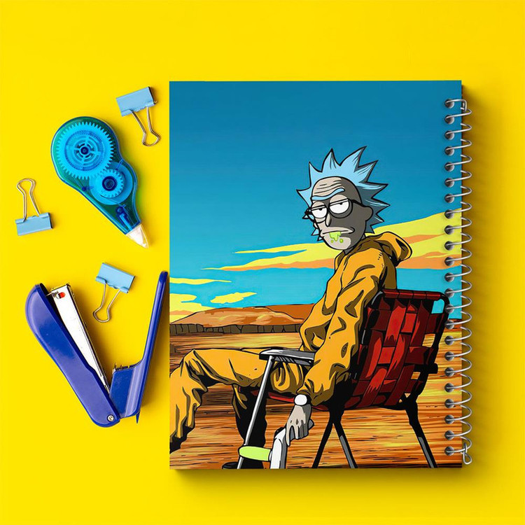دفتر مشق 100 برگ خندالو طرح انیمیشن ریک و مورتی Rick and Mort کد 26383
