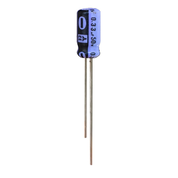 خازن 0.33 میکروفاراد 50 ولت مدل SK-3350 بسته 6 عددی