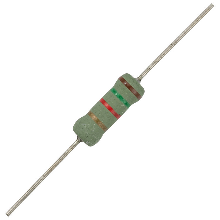 مقاومت 1.5 کیلو اهم 3 وات مدل 1.5K/3W بسته 12عددی
