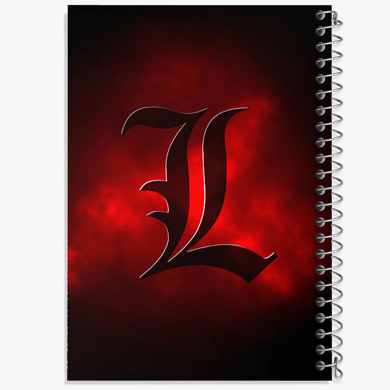 دفتر مشق 100 برگ خندالو طرح ال انیمه دفترچه مرگ Death Note کد 11288