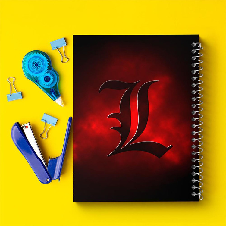 دفتر مشق 100 برگ خندالو طرح ال انیمه دفترچه مرگ Death Note کد 11288