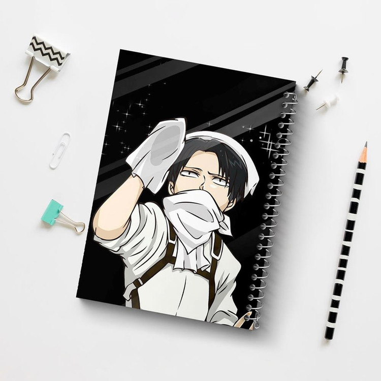 دفتر مشق 100 برگ خندالو طرح لیوای انیمه اتک آن تایتان Attack on Titan کد 18560