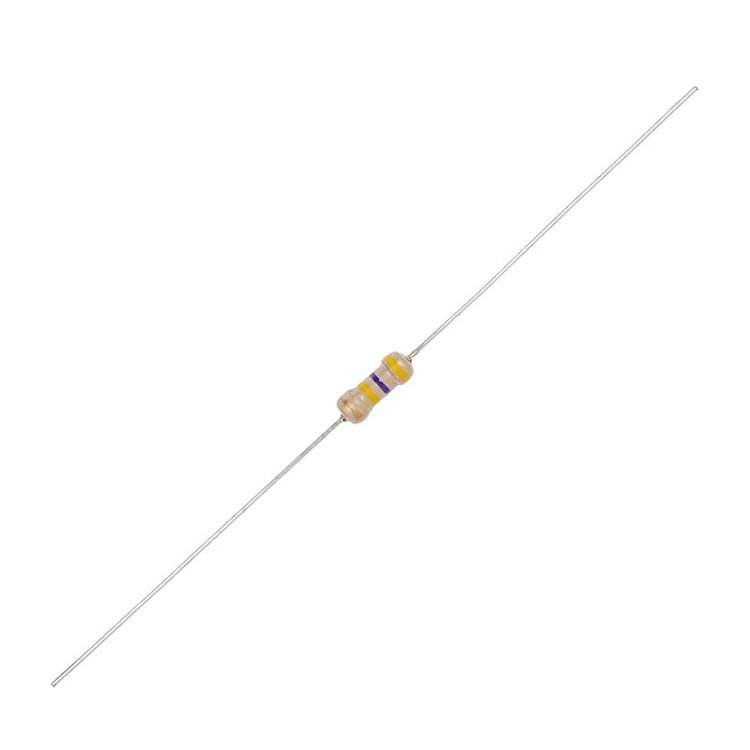 مقاومت 470 کیلو اهم 0.25 وات کد YADIKE0209R470K.25W5TDN10 بسته 10 عددی