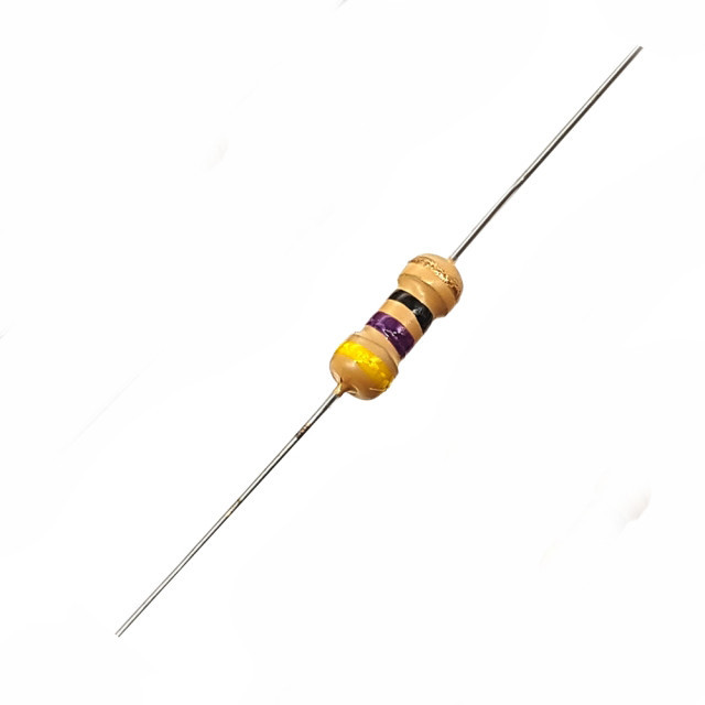 مقاومت 47 اهم 1/4 وات مدل 47R/1/4W بسته 100 عددی
