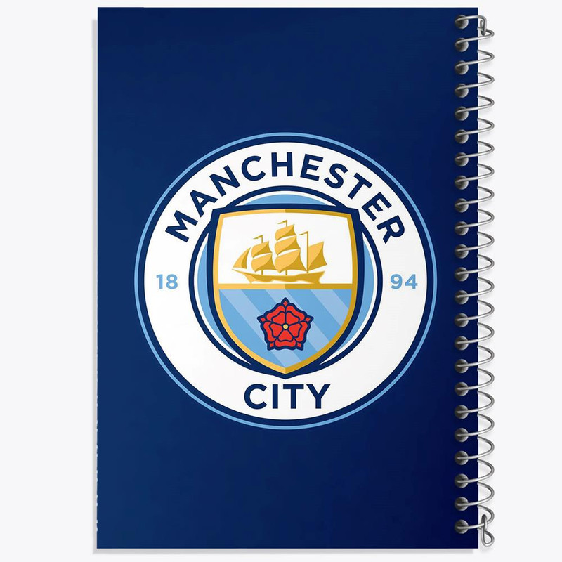 دفتر مشق 100 برگ خندالو طرح باشگاه منچسترسیتی Manchester City کد 1988