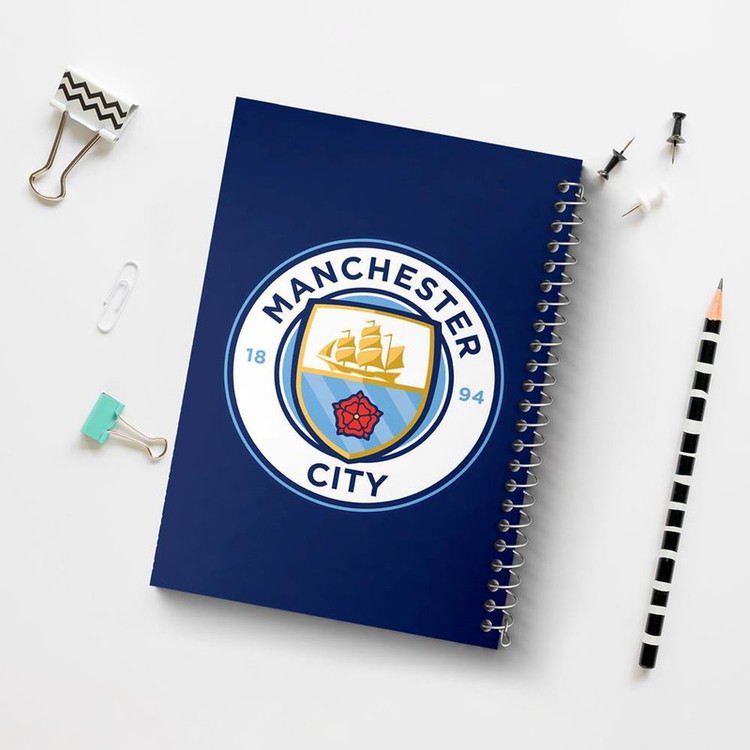 دفتر مشق 100 برگ خندالو طرح باشگاه منچسترسیتی Manchester City کد 1988