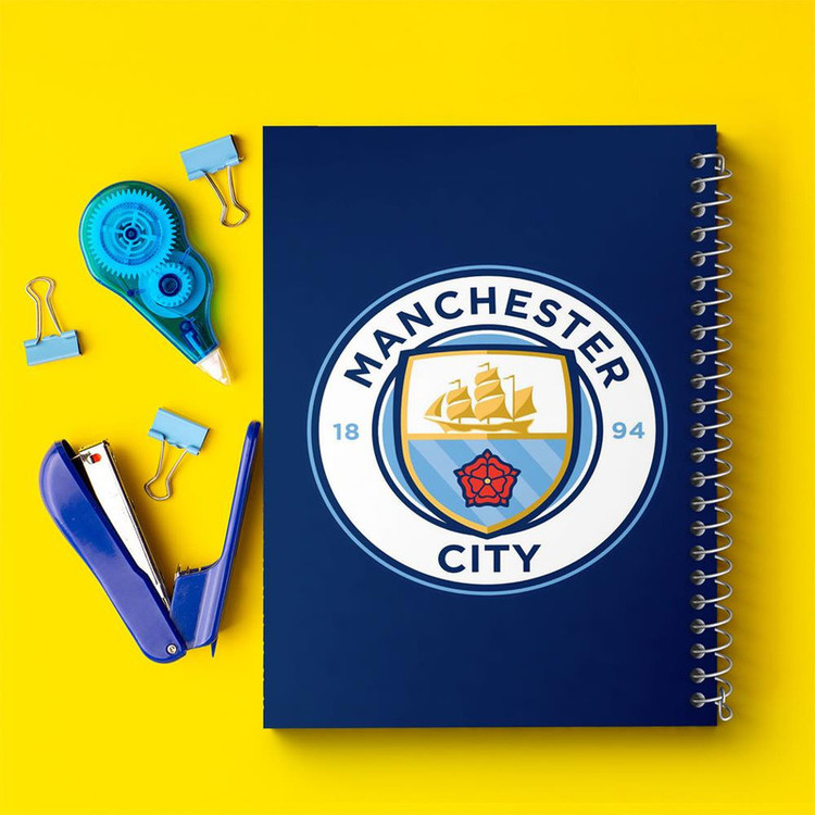 دفتر مشق 100 برگ خندالو طرح باشگاه منچسترسیتی Manchester City کد 1988