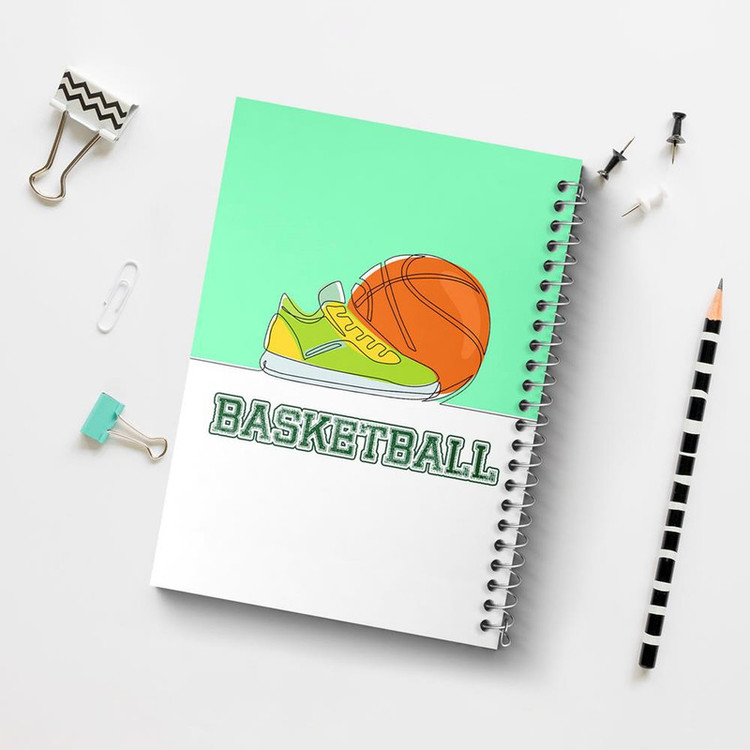 دفتر مشق 100 برگ خندالو طرح بسکتبال Basketball کد 26461