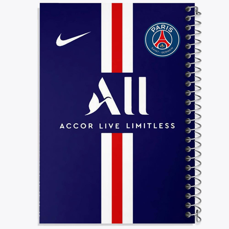 دفتر مشق 100 برگ خندالو طرح باشگاه پاری سن ژرمن Paris Saint-Germain کد 2100