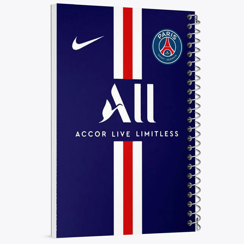 دفتر مشق 100 برگ خندالو طرح باشگاه پاری سن ژرمن Paris Saint-Germain کد 2100