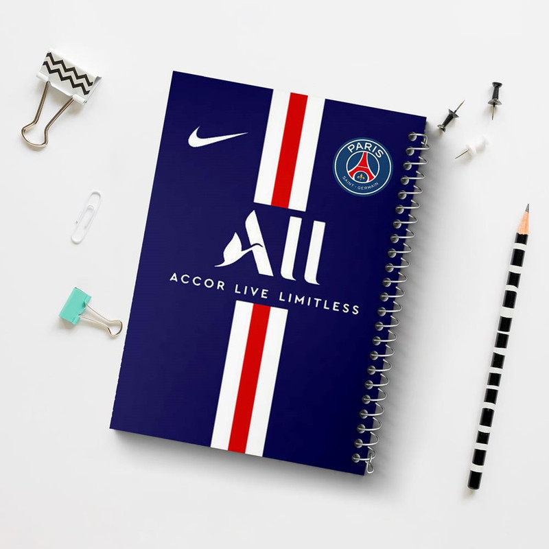 دفتر مشق 100 برگ خندالو طرح باشگاه پاری سن ژرمن Paris Saint-Germain کد 2100