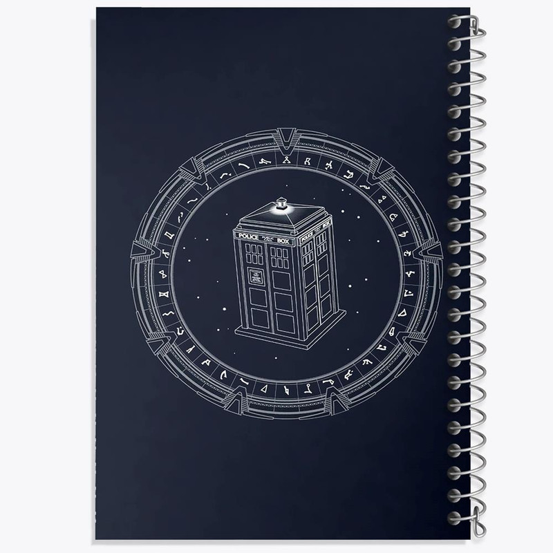 دفتر مشق 100 برگ خندالو طرح سریال داکتر هو Doctor Who کد 29756