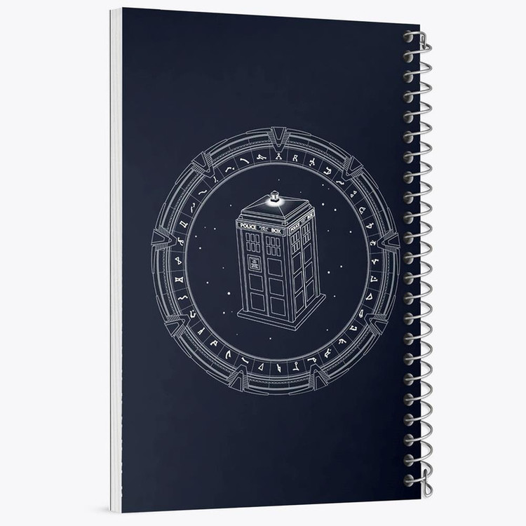دفتر مشق 100 برگ خندالو طرح سریال داکتر هو Doctor Who کد 29756