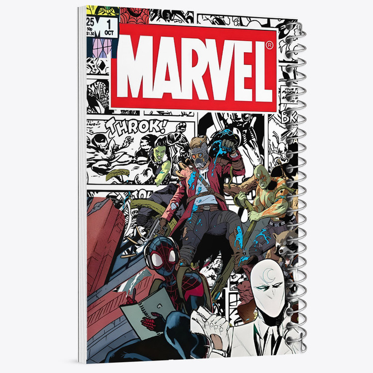 دفتر مشق 100 برگ خندالو طرح مارول (Marvel) کد N2683