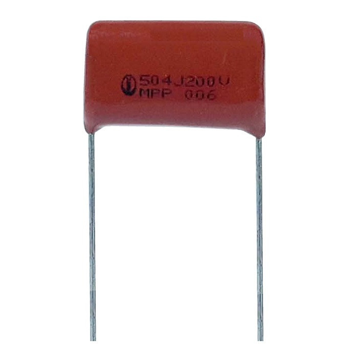 خازن 500 نانو فاراد 200 ولت مدل TPC-504200 بسته 4 عددی